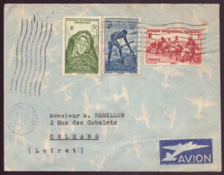 AOF, Enveloppe Du 22 Décembre 1950 De Dakar Pour Orléans - Otros & Sin Clasificación