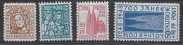 ALLEMAGNE BIZONE - LIVRAISON GRATUITE A PARTIR DE 5 EUR D'ACHAT ! YVERT N° 37/40 ** MNH - COTE = 16 EUR. - Mint