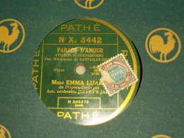 DISQUE 78 TOURS  OPERA COMIQUE DE MME EMMA LUART - 78 T - Grammofoonplaten