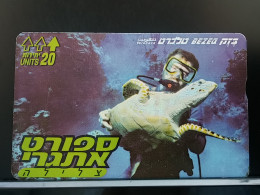 T-298 - ISRAEL TELECARD, PHONECARD, TURTLES, TORTUES - Israel