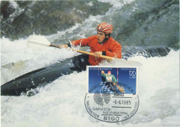 954  Championnats Du Monde Descente (canoë-kayak) 1985 - Wildwater Canoeing World Championships, Garmisch Partenkirchen - Kano