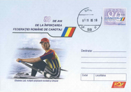 954  Fédération Roumaine De Aviron: PAP, 2005 - Romanian Rowing Federation: Postal Stationery Cover - Rowing