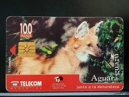 T-305 - ARGENTINA TELECARD, PHONECARD, FOX, RENARD - Argentina