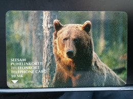 T-307 - FINLAND TELECARD, PHONECARD, BEAR, OURS  - Finland