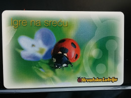 T-308 - CROATIA TELECARD, PHONECARD, LADYBUG, COCCINELLE - Croacia