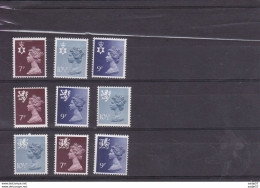 GB Great Britain 9 Stamps MNH** - Non Classificati