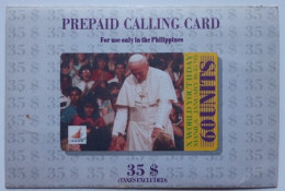 Philippines PLDT / Telecom Italia 60 Units $35  Prepaid MINT - Pope John Paul II, World Youth Day 1995 - Filipinas