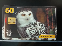 T-312 - ESTONIA TELECARD, PHONECARD, ANIMAL, OWL, HIBOU, BIRD, OISEAU - Estonie