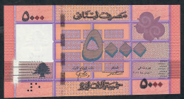 LEBANON  NLP ( B542 )  5000  POUNDS  2021    #A01   UNC. - Liban