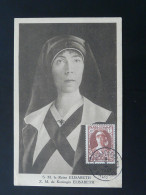 Carte Maximum Card Reine Queen Elisabeth Belgique 1932 - 1905-1934