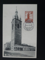 Carte Maximum Card Beffroi De Thuin Belgique 1940 - 1934-1951