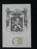 Carte Maximum Card Blason Armoiries Coat Of Arms Lion Belgique 1945 - 1934-1951