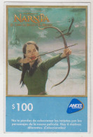 URUGUAY - Narnia Susan Pevensie , 100 $ , ANCEL Maxi GSM Refill Card, Used - Uruguay