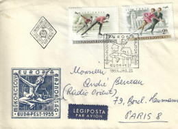 Lettre De BULGARIE A Destination Pour La FRANCE- Belle Correspondance Et Oblitération - Kunstschaatsen