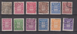 Norvège Taxe N° 1 à 12 - Used Stamps