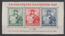 ALLEMAGNE BIZONE - BLOC YVERT N°1 * MLH TIMBRES ** MNH MAIS RETAILLE ! - COTE = 55 EUR. - - Ungebraucht