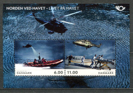 Dänemark Denmark Postfrisch/MNH Year 2012 - Minisheet NORDEN Sea Rescue - Neufs