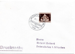 61615 - Deutsches Reich - 1936 - 3Pfg Gemeindekongress EF A DrucksBf SoStpl MUENCHEN - DAS BRAUNE BAND .. -> Deisenhofen - Reitsport