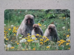 T-325 - JAPAN, TELECARD, PHONECARD, MONKEY, NTT 411-061 - Oerwoud