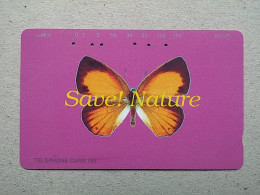 T-325 - JAPAN, TELECARD, PHONECARD, NTT 411-220. BUTTERFLY. PAPPILON - Mariposas