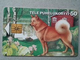 T-328 - FINLAND, TELECARD, PHONECARD, Dog, Chien - Finland