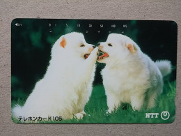 T-328 - JAPAN, TELECARD, PHONECARD, Dog, Chien, NTT 111-074 - Hunde