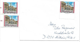 2380e: Österreich 1989, Parlament, Interparlamentarische Union, Bedarfsbrief Plus **/o Marken - Ringstrasse