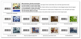 Switzerland 2024 Naturmuster Motifs Naturels Motivi Naturali Natural Patterns - Series - With Bare Code MNH ** - Unused Stamps