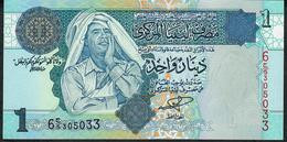 LIBYA P68a 1 DINAR 2004 #6/5   UNC. - Libye