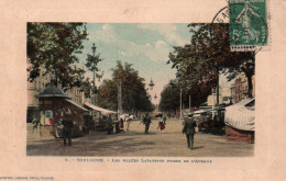 Toulouse (Haute-Garonne) Les Allées Lafayette Prises De L'Avenue - Phototypie Labouche - Carte L.F. Colorisée N° 8 - Toulouse