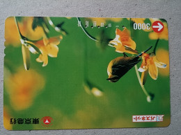 T-332 - JAPAN, PREPAID CARD, Carte Prépayée, BIRD, OISEAU - Autres & Non Classés