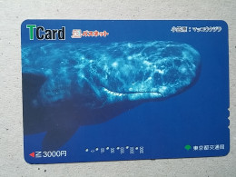 T-332 - JAPAN, PREPAID CARD, Carte Prépayée, FISH, POISON - Autres & Non Classés