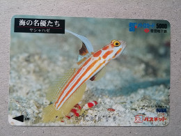 T-332 - JAPAN, PREPAID CARD, Carte Prépayée, FISH, POISON - Autres & Non Classés