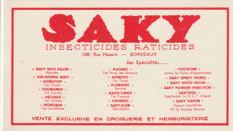 Buvard - SAKY - Produits Ménagers