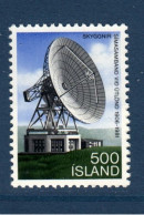 Islande, Island, **, Yv 524, Mi 571, Antenne Parabolique De Télécommunication - Unused Stamps