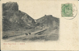 ADEN CARTE 1/2 ANNA POUR BREST ( FINISTERE ) DE 1911 LETTRE COVER - Aden (1854-1963)