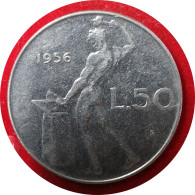 1956 - 50 Lire Grand Module - Italie [KM#95.1] - 50 Liras