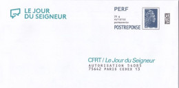 Entiers Postaux : Enveloppe Réponse Type L'Engagée PERF CFRT 421781 ** - Prêts-à-poster:Answer/Marianne L'Engagée