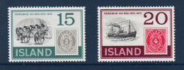 Islande, Island, **, Yv 427, 428, Mi 474, 475, - Unused Stamps
