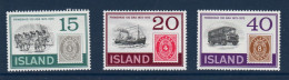Islande, Island, **, Yv 427, 428, 429, Mi 474, 475, 476, - Unused Stamps