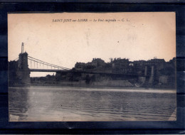 42. Saint Just Sur Loire. Le Pont Suspendu - Saint Just Saint Rambert