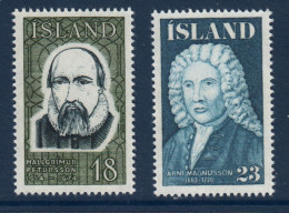 Islande, Island, **, Yv 458, 459, Mi 505, 506, - Unused Stamps