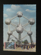 Carte Maximum Card Atomium Exposition Universelle Bruxelles 1958 (ex 1) - 1951-1960