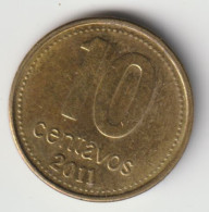 ARGENTINA 2011: 10 Centavos, KM 107a - Argentinië