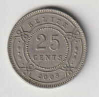 BELIZE 2003: 25 Cents, KM 36 - Belize