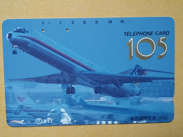 T-344 - JAPAN, TELECARD, PHONECARD,  Avion, Plane, Avio, NTT 230-157 - Aerei