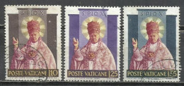 7060-SERIE COMPLETA VATICANO ESTADO IGLESIA 1954 Nº 200/202 10,00€ - Used Stamps