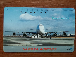 T-344 - JAPAN, TELECARD, PHONECARD,  Avion, Plane, Avio, NTT 291-295 - Aviones