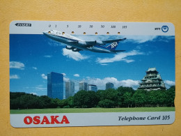 T-344 - JAPAN, TELECARD, PHONECARD,  Avion, Plane, Avio, NTT 331-360 - Aerei
