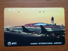 T-344 - JAPAN, TELECARD, PHONECARD,  Avion, Plane, Avio, NTT 331-378 - Aviones